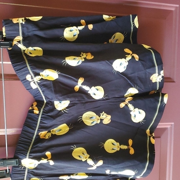 Warner Brothers Tweety knit sleep short set large 100% cotton NWT - Picture 7 of 11